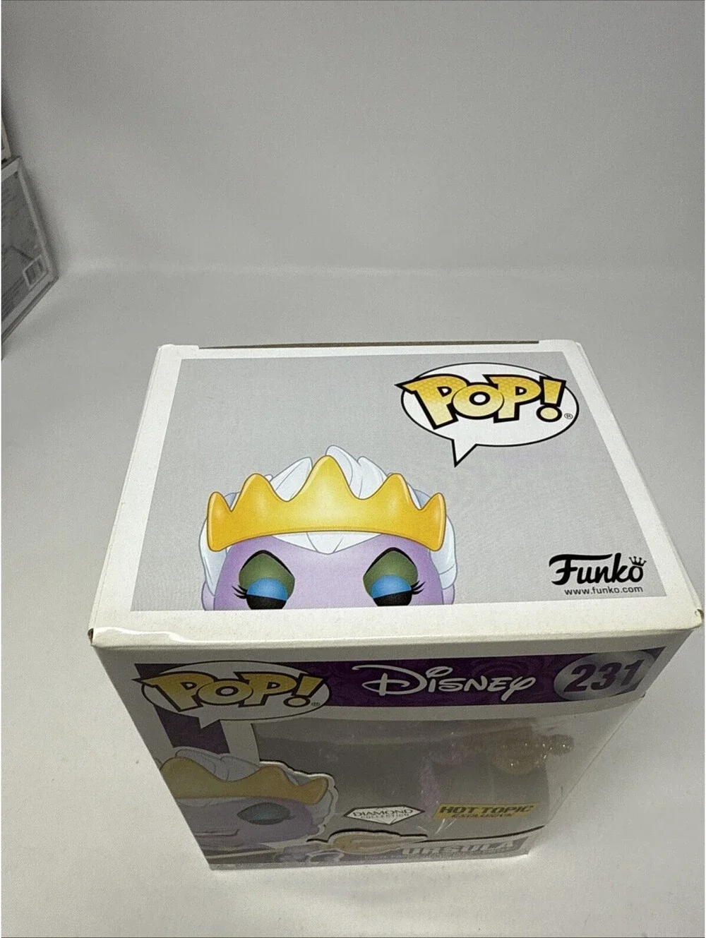 FUNKO POP! Disney Ursula Diamond Glitter Collection Hot Topic Exclusive #231